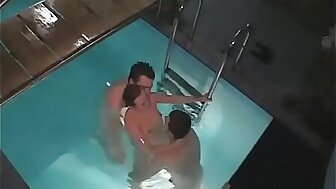 Spy My Horny Neighbor Babe In Pool Sex Group Porn Real