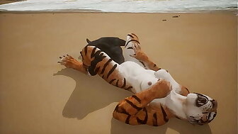 Goat has sex with Tiger - Wildlife