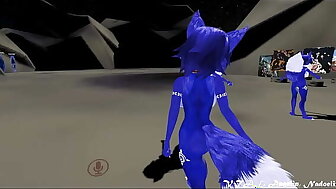 Krystal furry fox dance
