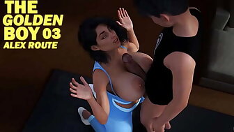 THE GOLDEN BOY [ALEX ROUTE] • EP. 3 • AMAZING TITJOB FROM A HORNY MILF